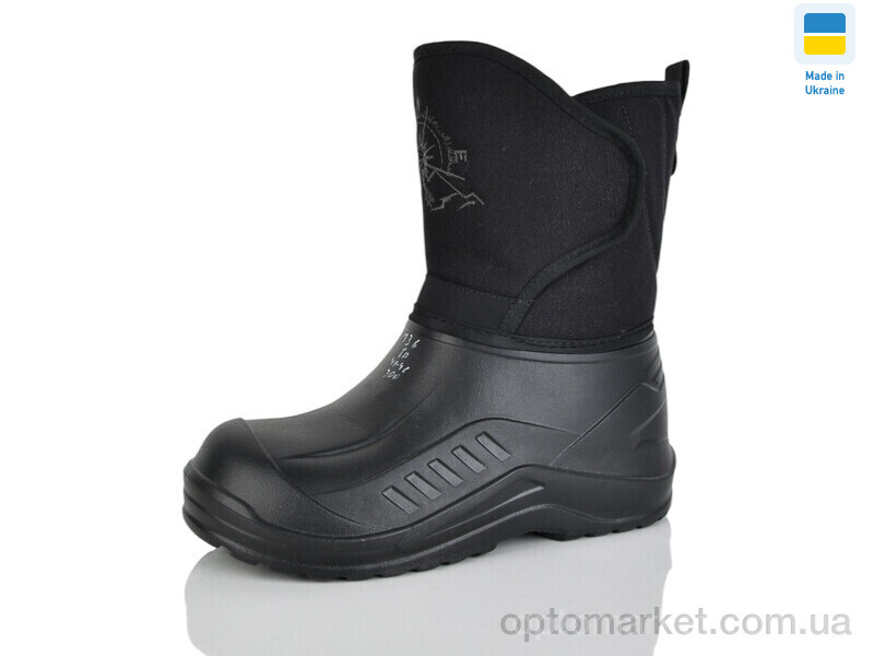 Купить Чоботи з піни чоловічі N136 чорний Dago чорний, фото 1