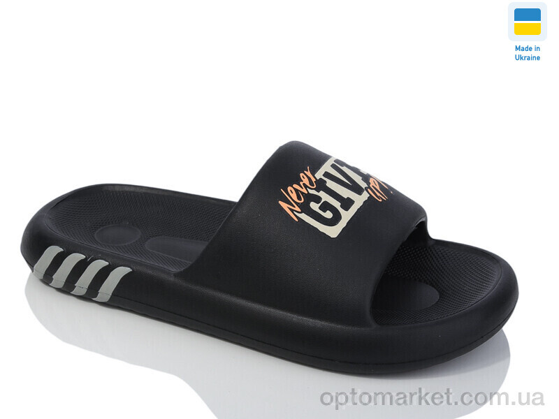 Купить Шльопанці чоловічі N138 чорний Lot Shoes чорний, фото 1