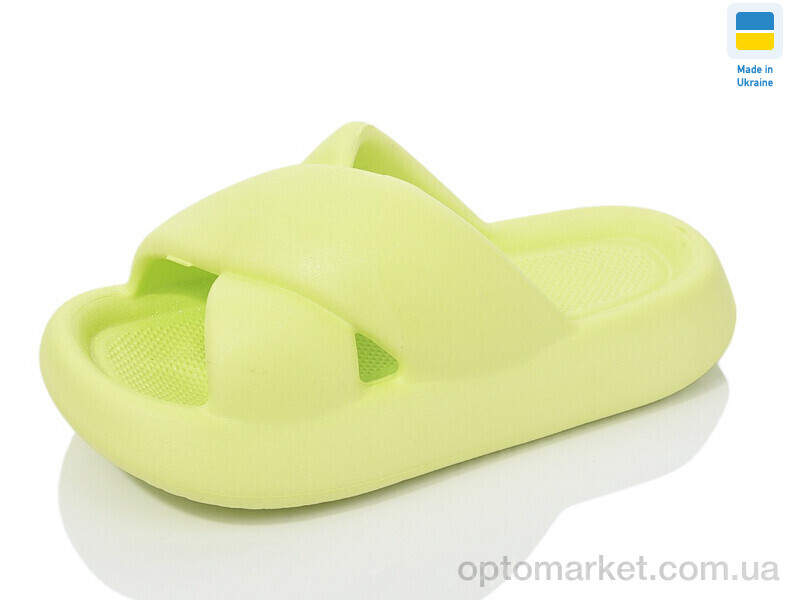 Купить Шльопанці жіночі N138 салатовий Lot Shoes зелений, фото 1