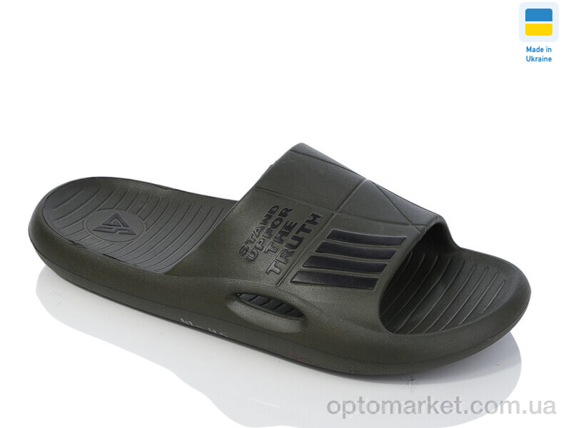 Купить Шльопанці чоловічі N141 хакі Gipanis зелений, фото 1