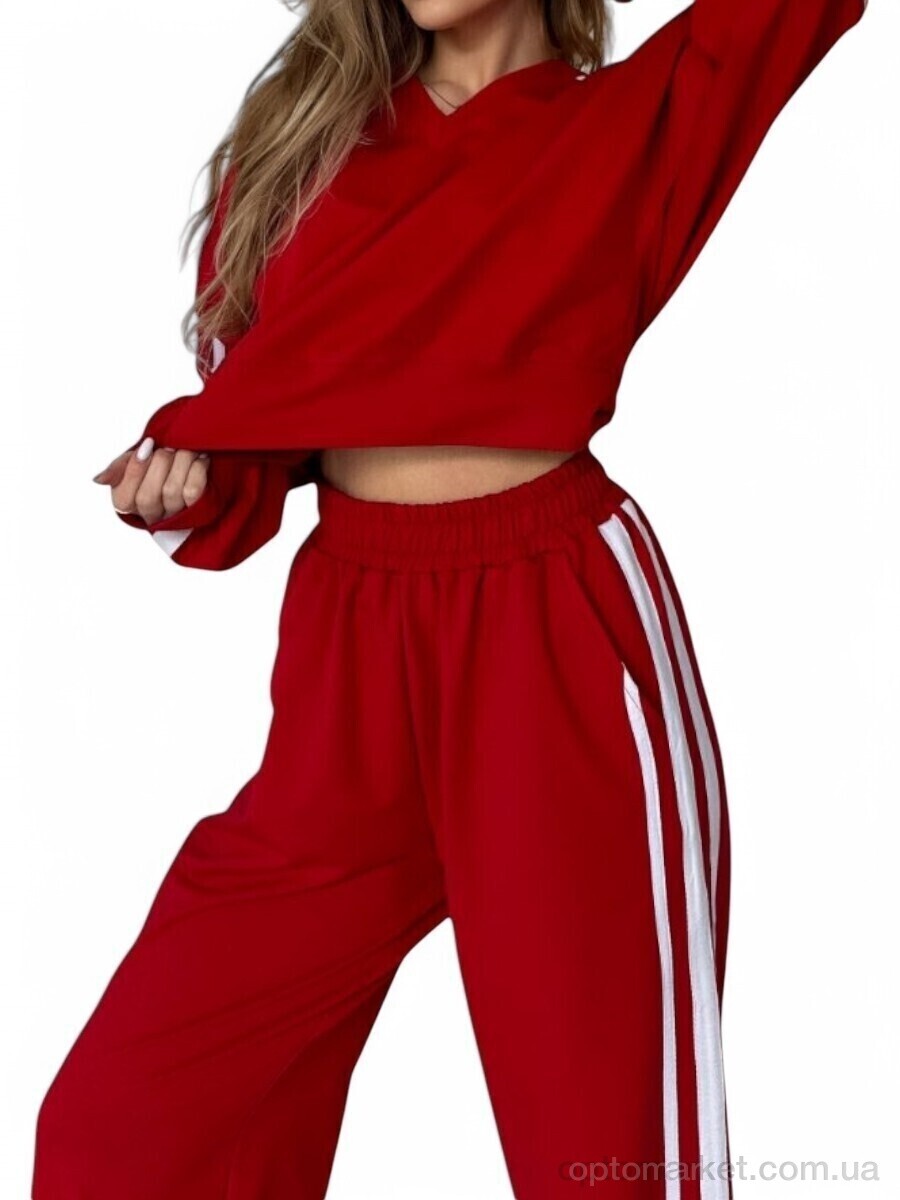 Купить Спортивний костюм жіночі N1511 червоний SL KARAVAN червоний, фото 1