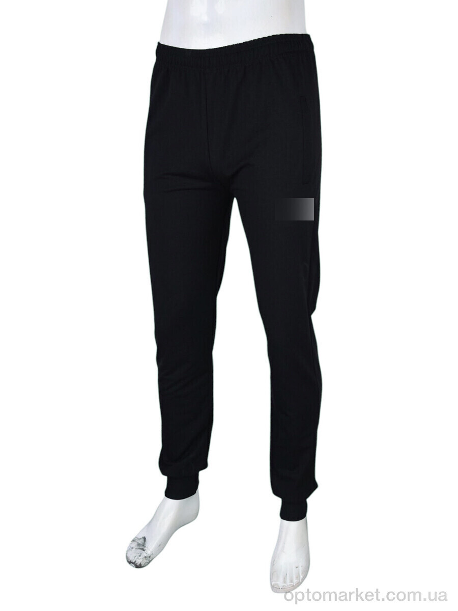 Купить Спортивні штаны чоловічі N2008-6 black N.ke чорний, фото 1