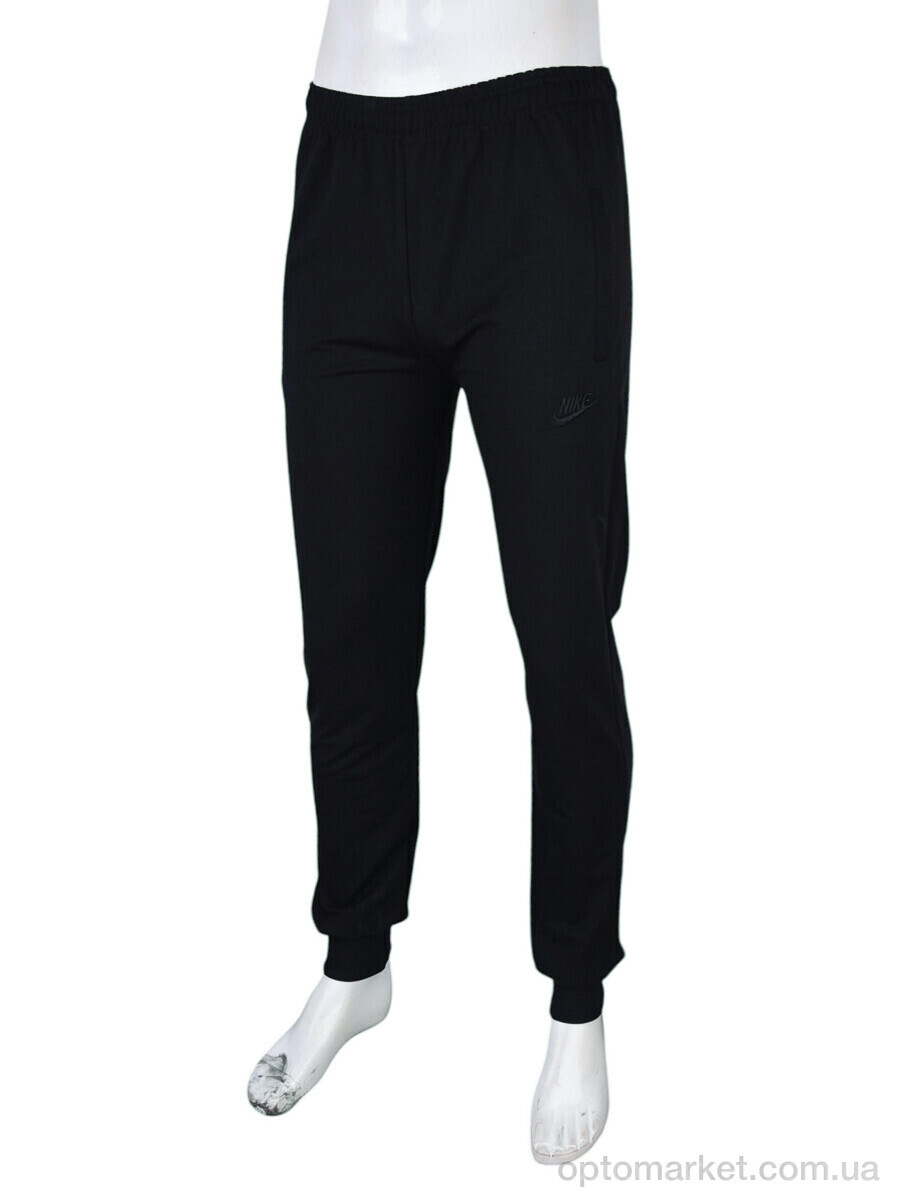 Купить Спортивні штаны чоловічі N2008-6 black N.ke чорний, фото 2