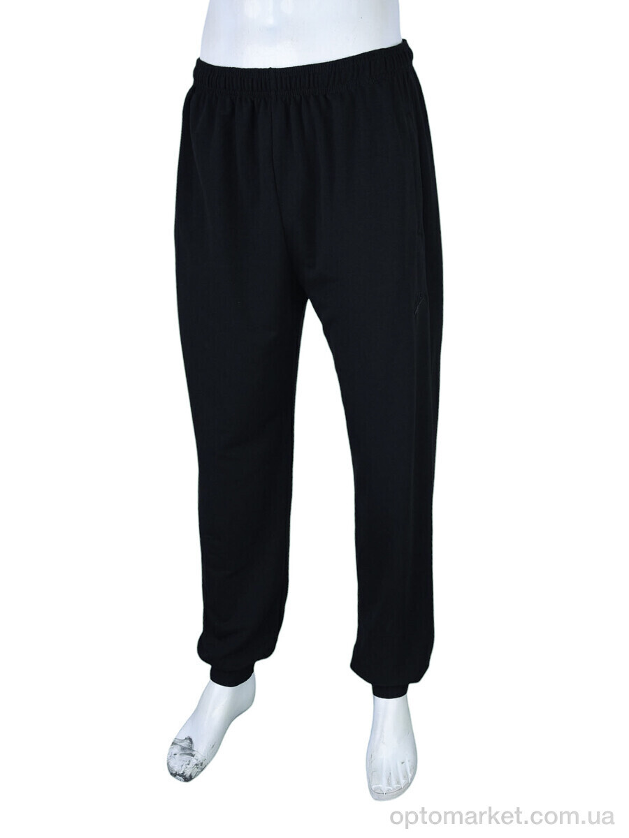 Купить Спортивні штаны чоловічі N2010-4 black N.ke чорний, фото 2