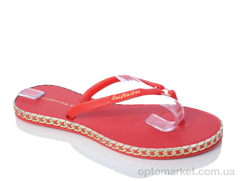 Купить Шльопанці жіночі N211 red Teetspace червоний, фото 1