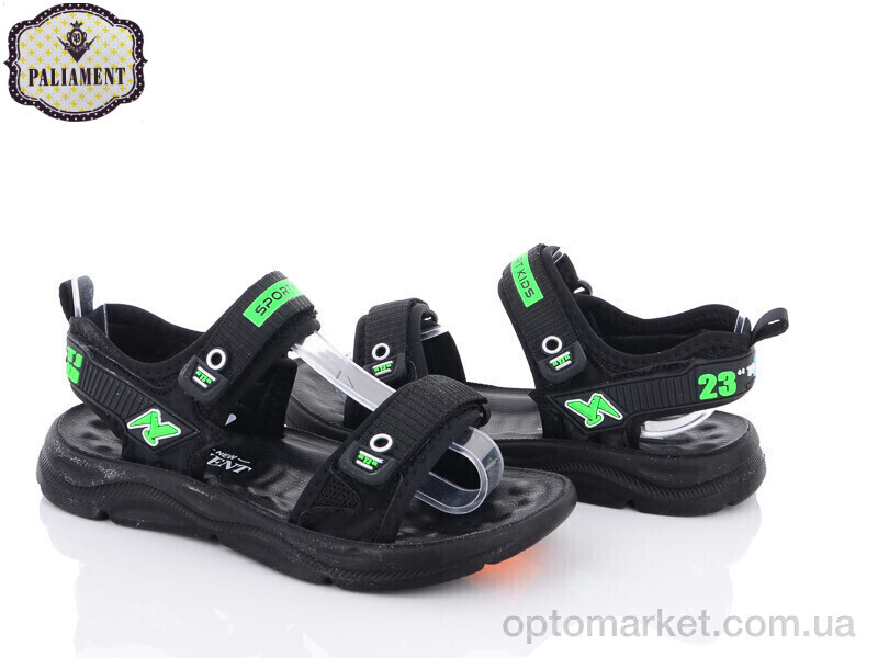 Купить Сандалі дитячі N27-5U Paliament чорний, фото 1