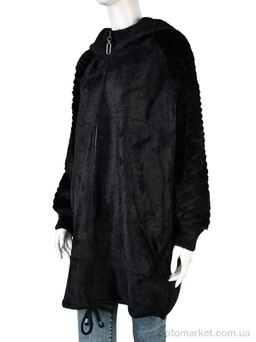 Купить Пальто жіночі N28 black Edel чорний, фото 1