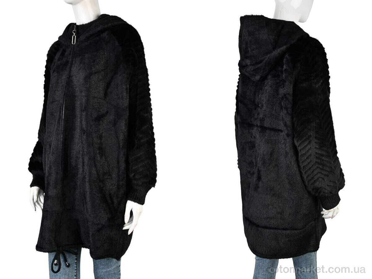 Купить Пальто жіночі N28 black Edel чорний, фото 3