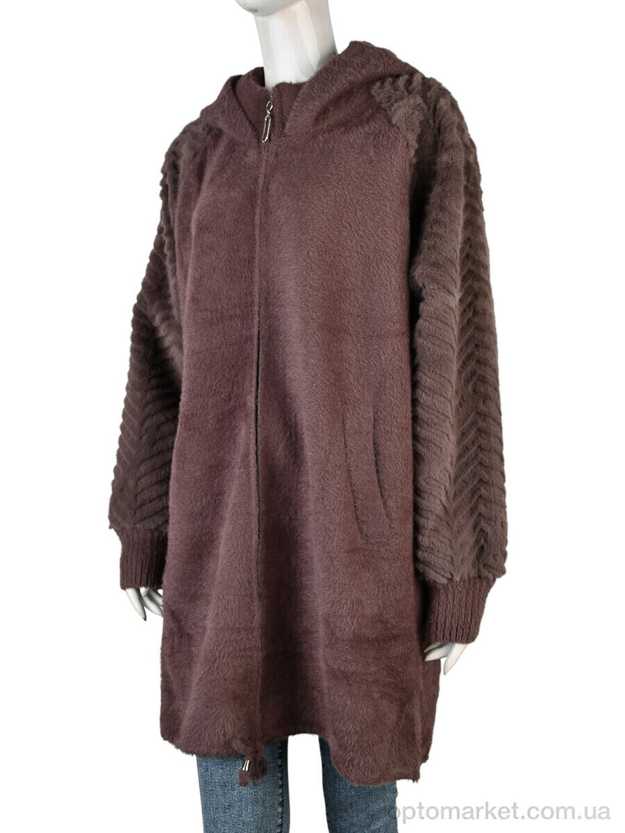 Купить Пальто жіночі N28 brown Edel коричневий, фото 1