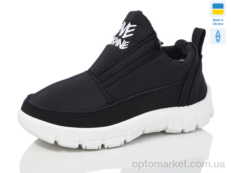 Купить Черевики жіночі N318 чорний-білий Inblue чорний, фото 1