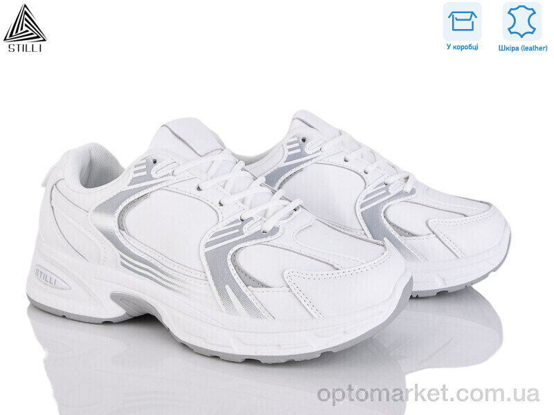 Купить Кросівки жіночі N320-1 шкіра піна Stilli білий, фото 1