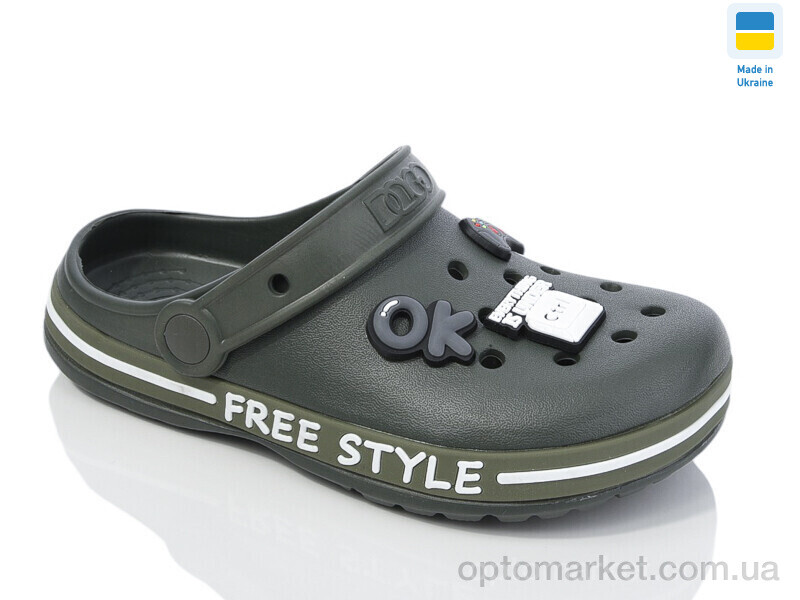 Купить Крокси дитячі N329 хакі Dago хакі, фото 1