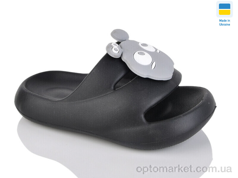 Купить Шльопанці дитячі N335 чорний Dago чорний, фото 1