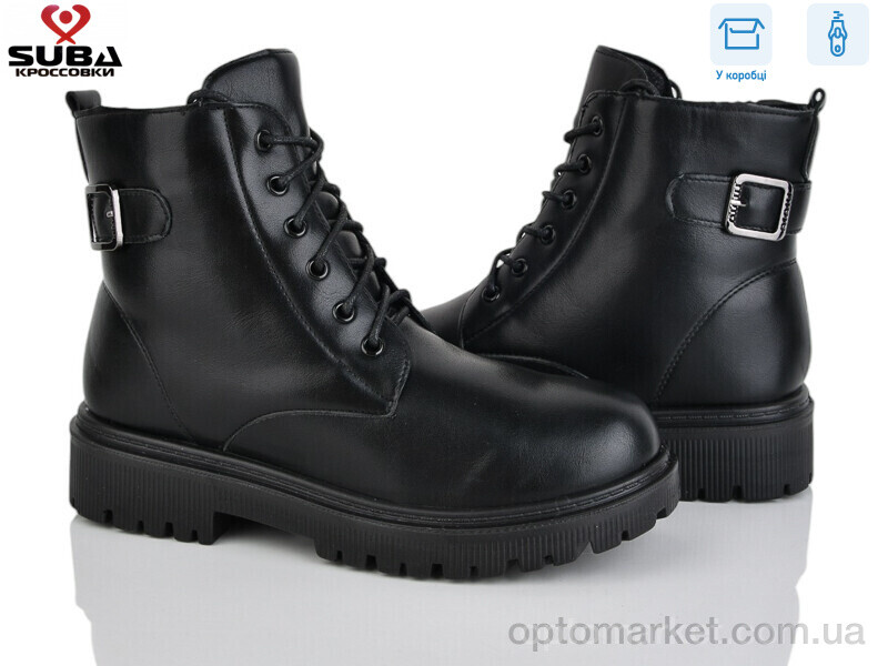 Купить Черевики жіночі N3380 Suba чорний, фото 1