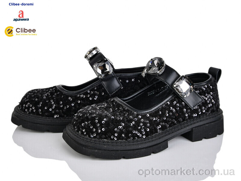Купить Туфлі дитячі N35339-1 black Apawwa чорний, фото 1