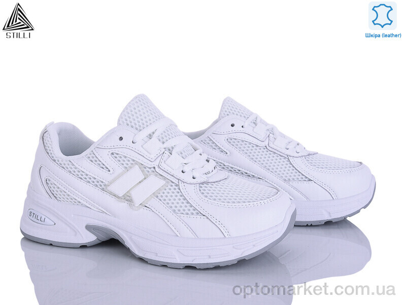 Купить Кросівки жіночі N370-1 шкіра Stilli білий, фото 1