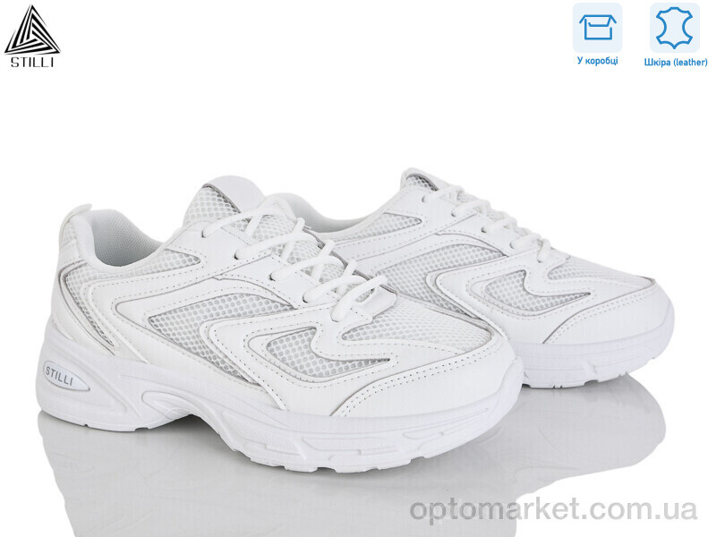 Купить Кросівки жіночі N390-2 шкіра Stilli білий, фото 1