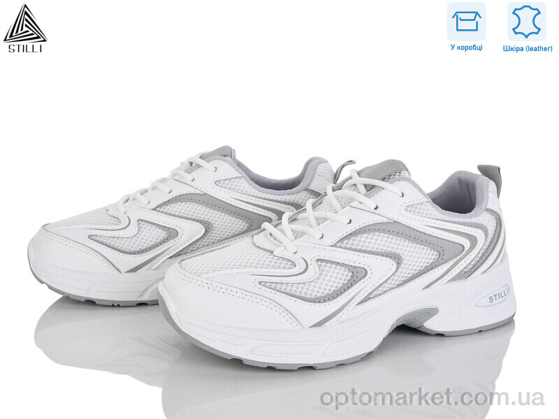 Купить Кросівки жіночі N390-3 шкіра Stilli білий, фото 1