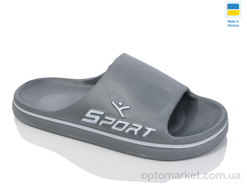 Купить Шльопанці чоловічі N403 т.сірий TapMal сірий, фото 1