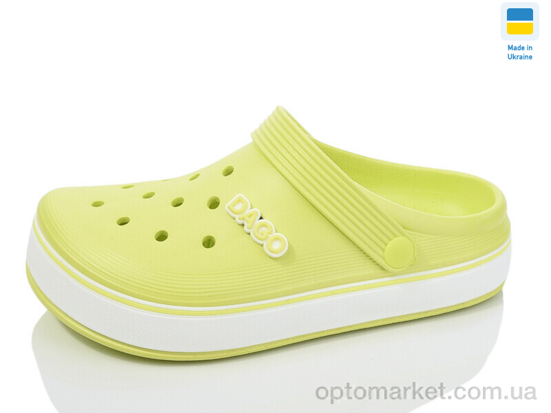 Купить Крокси жіночі N419 лайм Dago жовтий, фото 1