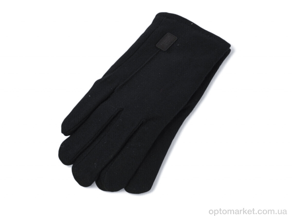 Купить Рукавички чоловічі N502 black Number one чорний, фото 1