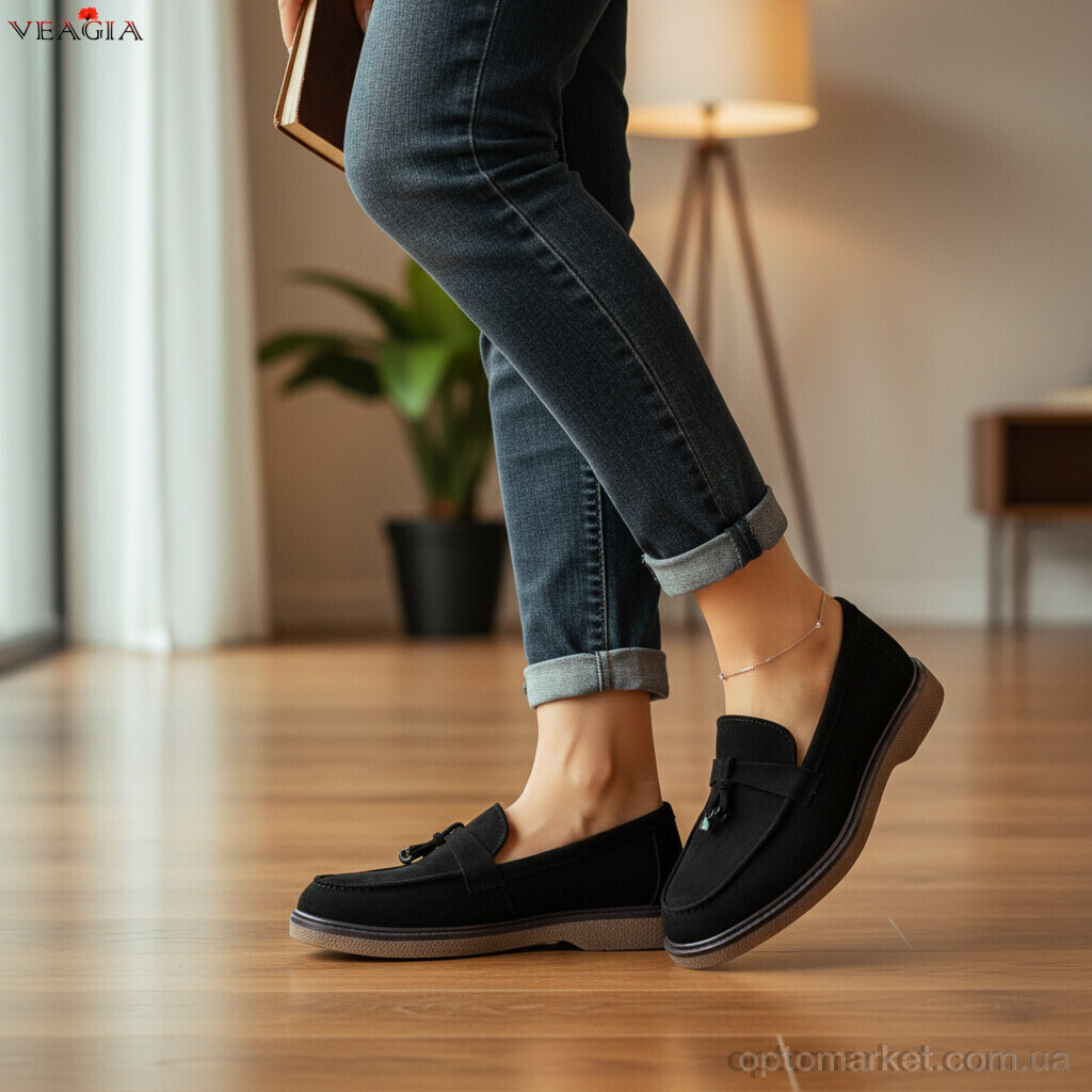 Купить Туфлі жіночі N51-1 Veagia чорний, фото 2
