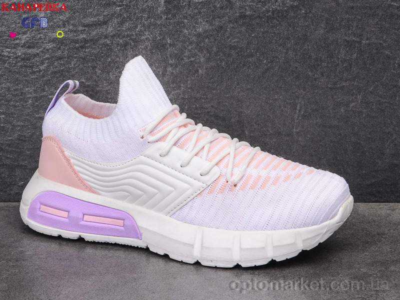 Купить Кроссовки женские N5433-7 Канарейка белый, фото 2