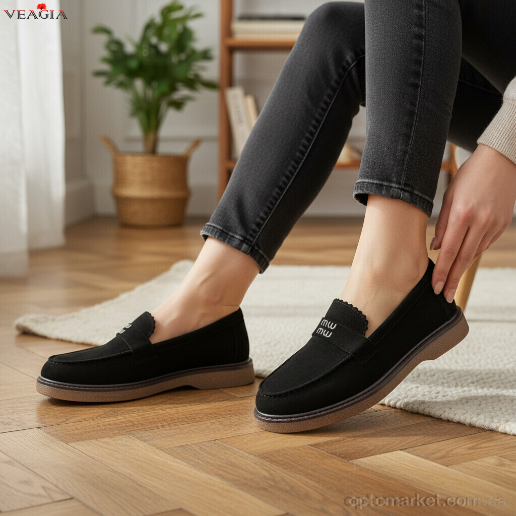 Купить Туфлі жіночі N55-1 Veagia чорний, фото 2