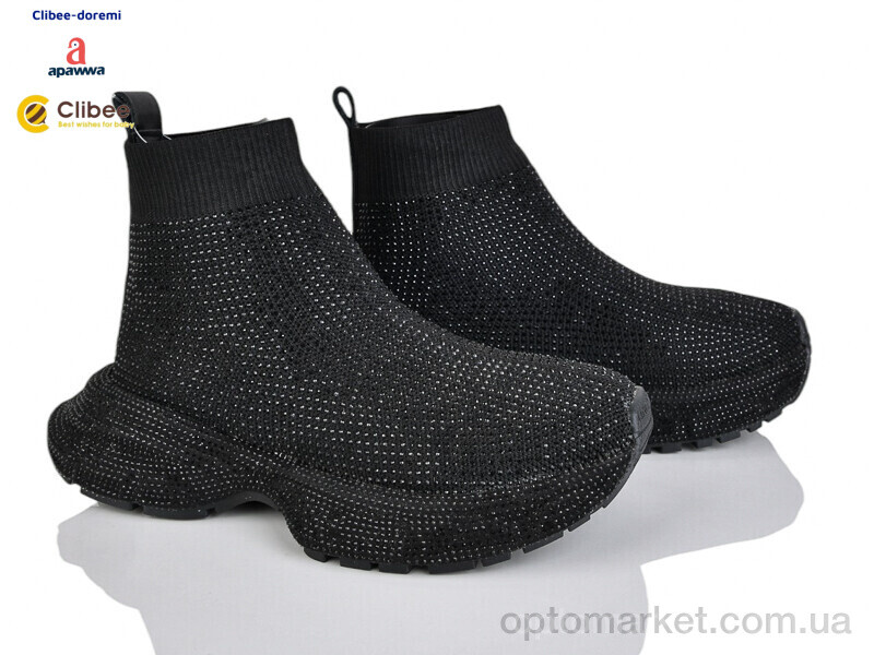 Купить Черевики дитячі N55118-3 black Apawwa чорний, фото 1