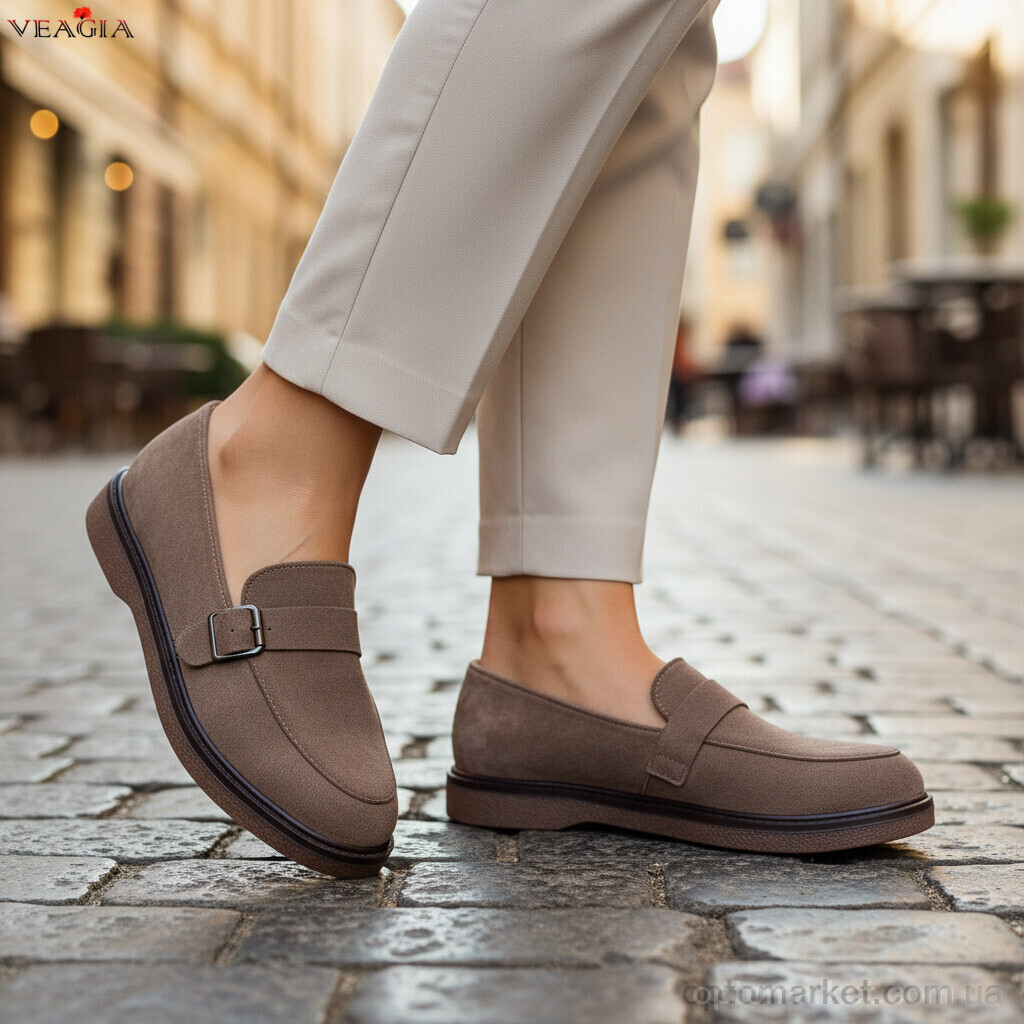 Купить Туфлі жіночі N56-2 Veagia коричневий, фото 2