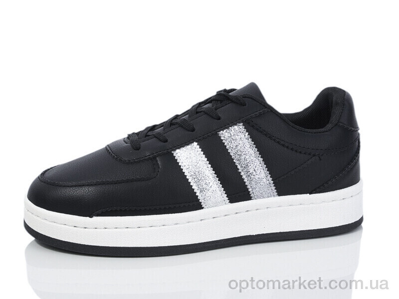 Купить Кросівки жіночі N561 ВЗУТТЯ+ чорний, фото 1