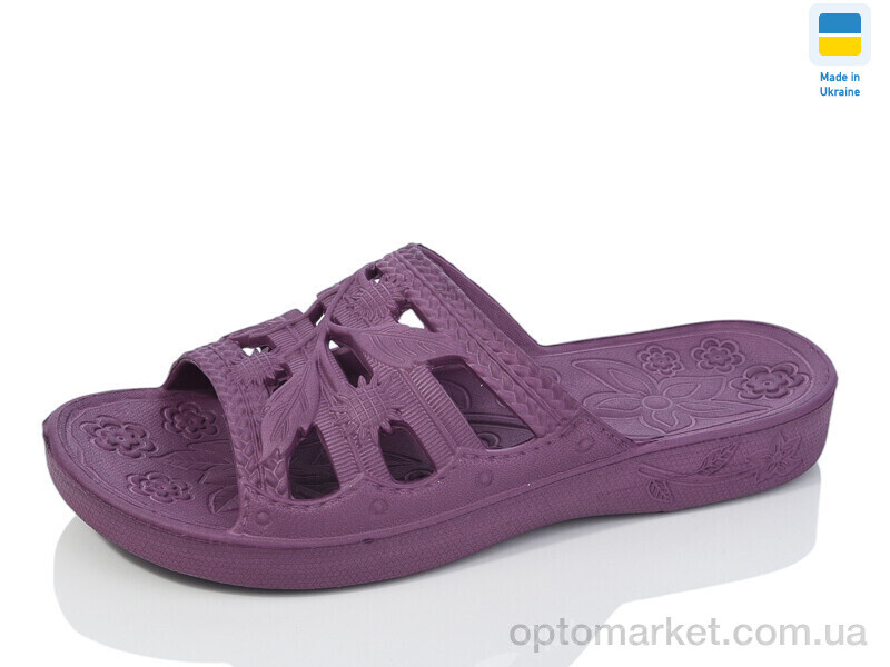 Купить Шльопанці жіночі N60 бордо Krok бордовий, фото 1