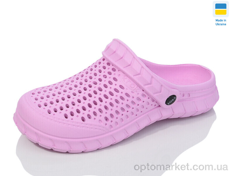 Купить Крокси жіночі N62 св. Сірень Krok рожевий, фото 1