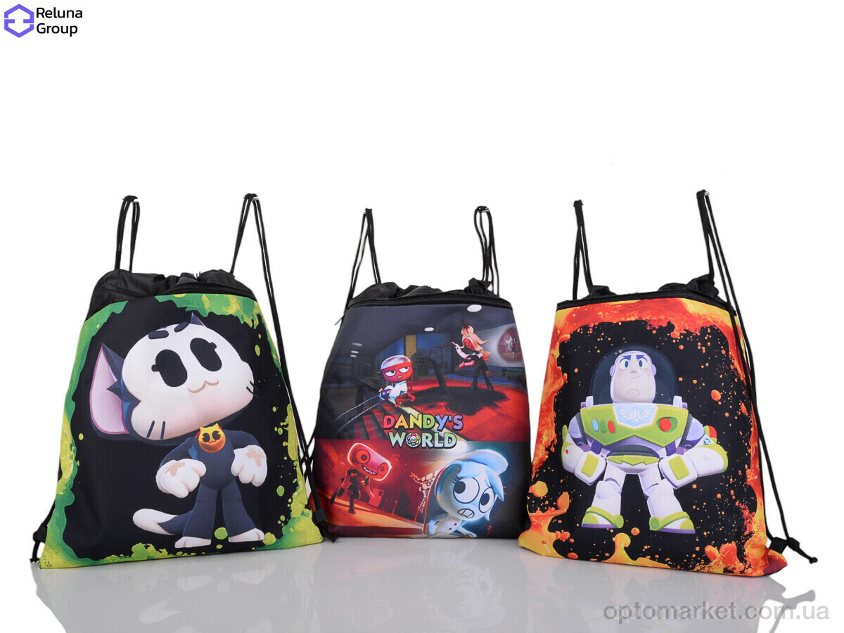 Купить Рюкзак-мішок унісекс N647-4 mix Reluna Group мікс, фото 1