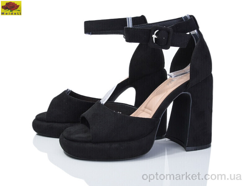Купить Босоніжки жіночі N693-10 Mei De Li чорний, фото 1