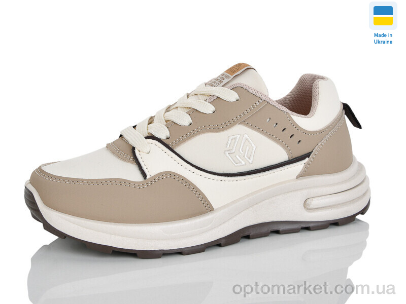 Купить Кросівки жіночі N694 молоч-кап-т.кава Urban бежевий, фото 1