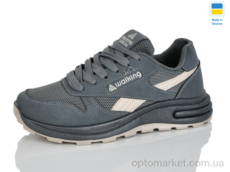 Купить Кросівки жіночі N695  графіт Walking сірий, фото 1