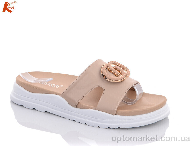 Купить Шльопанці жіночі N72-2 Kamengsi бежевий, фото 1