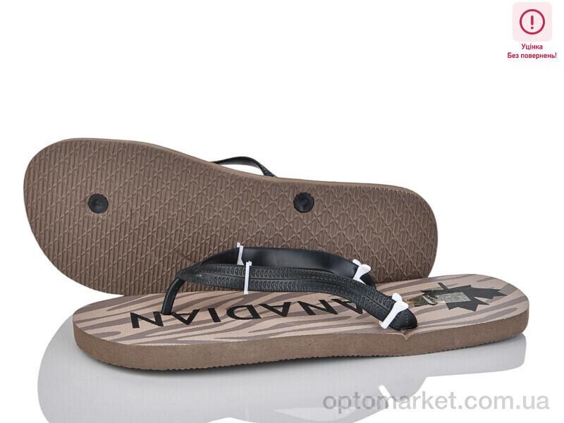 Купить Шльопанці чоловічі N72-36 уцінка Marizel коричневий, фото 1