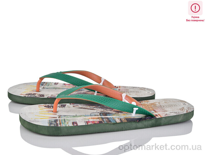 Купить Шльопанці чоловічі N73-36 уцінка Marizel зелений, фото 1