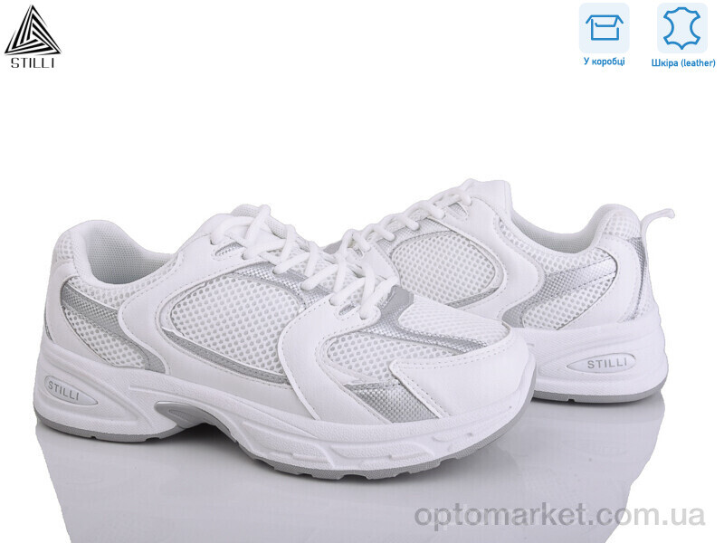 Купить Кросівки жіночі N80-3 шкіра піна Stilli білий, фото 1