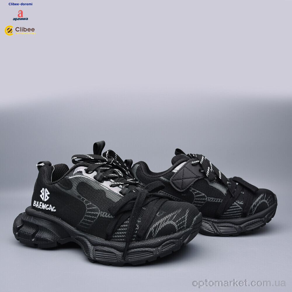 Купить Кросівки жіночі N92506-1 black Apawwa чорний, фото 2