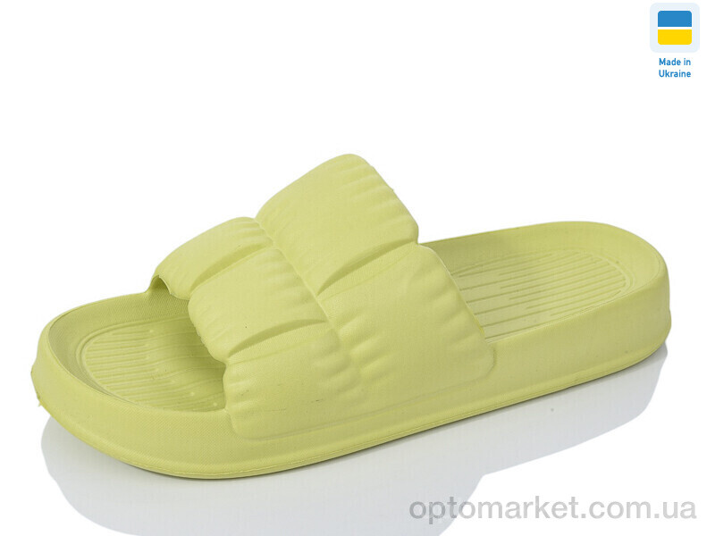 Купить Шльопанці жіночі N95 салатовий Krok зелений, фото 1