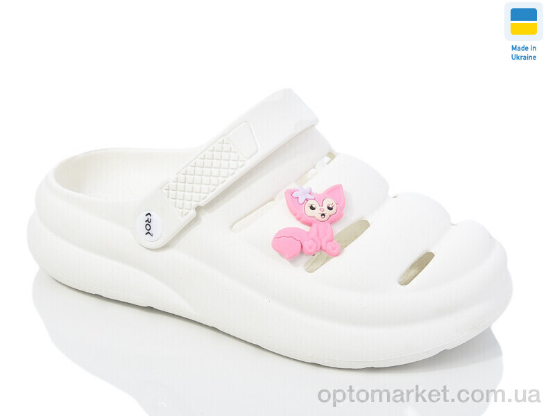 Купить Крокси дитячі N96 білий крокс Krok білий, фото 1