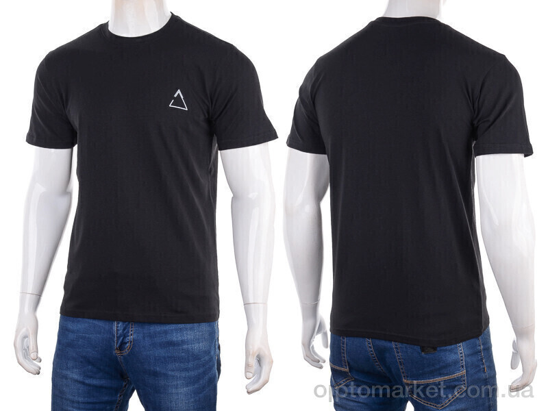 Купить Футболка чоловічі Nabo 01 black Nabo чорний, фото 3