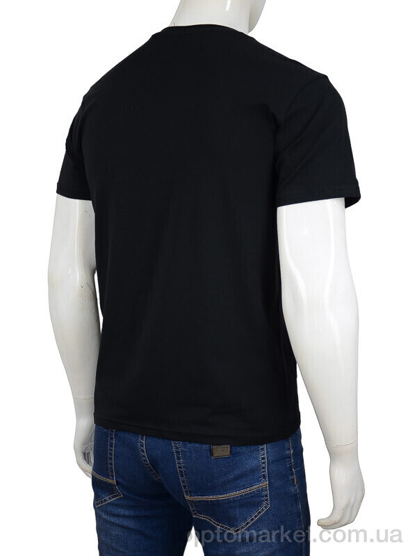 Купить Футболка чоловічі Nabo 03 black Nabo чорний, фото 2