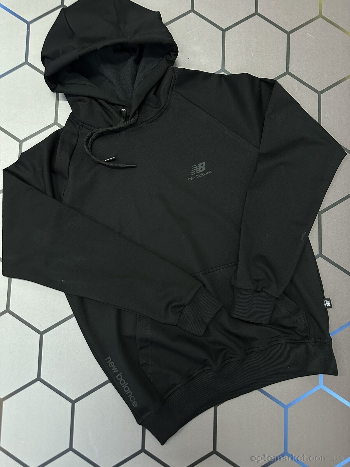 Купить Батник чоловічі nb-48291 N.w balance чорний, фото 3
