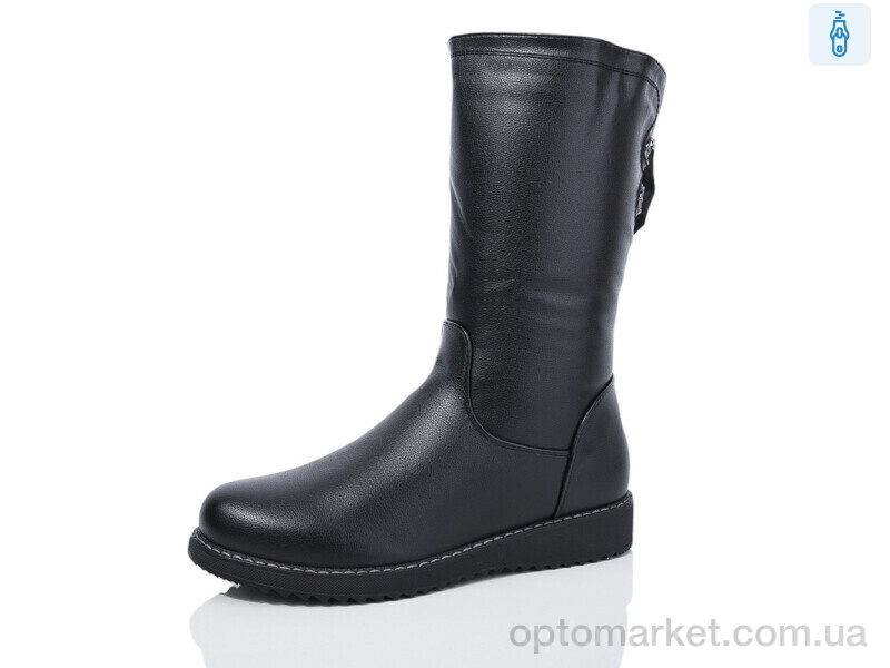 Купить Чоботи жіночі NB11 ARZO чорний, фото 1