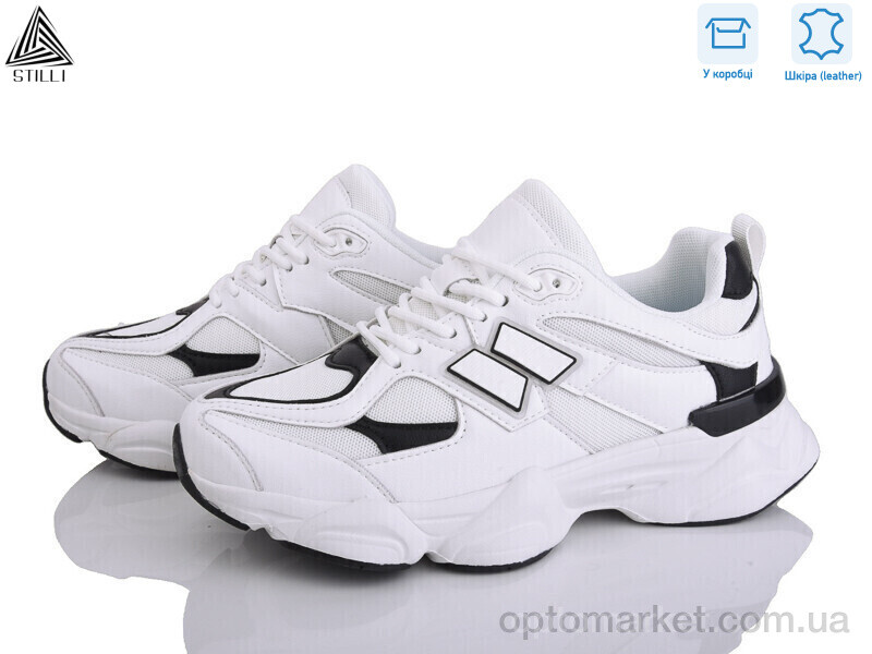 Купить Кросівки жіночі NB300-5 шкіра піна Stilli білий, фото 1