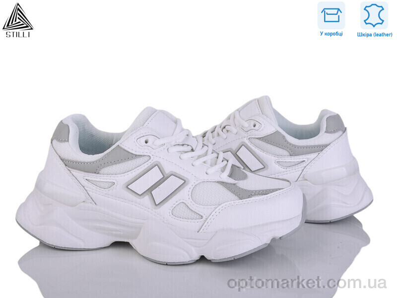 Купить Кросівки жіночі NB400-9 піна шкіра Stilli білий, фото 1